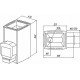 Печь банная Варвара 'Паленица' с контуром унив./удлиненная топка купить в Магия Огня
