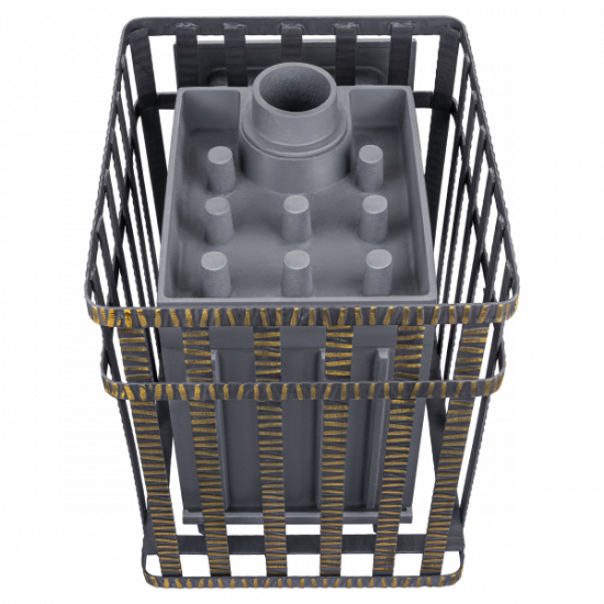 Печь банная Гроза в сетке 18 (М) купить в Магия Огня