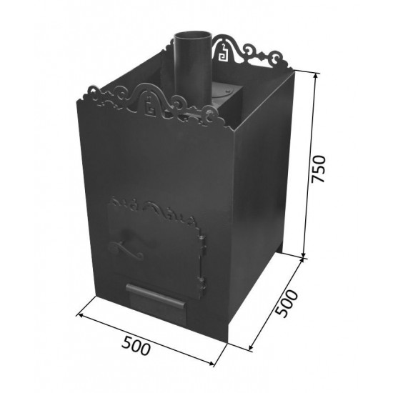 Печь банная Дачная б/в (бак 65 л.) купить в Магия Огня